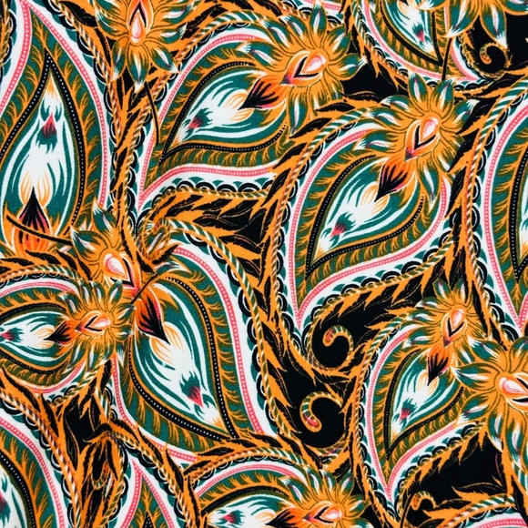 LuLaRoe Trippy Groovy Floral Peacock Printed Comfy High Rise Casual Leggings TC - Picture 4 of 9